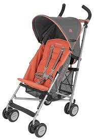 Maclaren Triumph Stroller Orange Charcoal Stroller Maclaren Baby Strollers