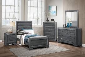 Lettner light gray youth storage sleigh bedroom set. Beechnut Kids Bedroom 4pc Set 1904gy In Gray By Homelegance
