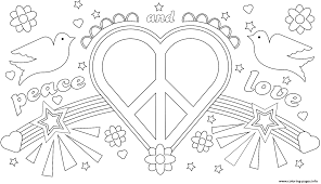 You can print or color them online at getdrawings.com for 736x731 coloring peace sign coloring flower power pages heart peace sign. Peace And Love Coloring Pages Printable