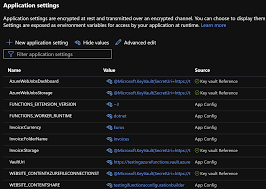 It looks like the following to refresh your memory Alexandre Nedelec You Almost No Longer Need Key Vault References For Azure Functions