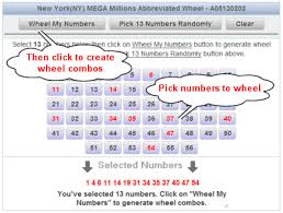 New York Ny Mega Millions Lotto Wheel What Is Lotto Wheel