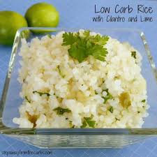 Low Carb Rice With Cilantro And Lime Step Away From The Carbs Low Carb Rice Low Carbohydrate Recipes Shirataki Recipes