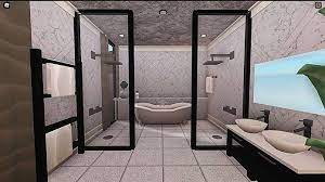 The 10k build no game pass bloxburg house idea is still on the top allowing players to build something really cool at the best. Bloxburg Builds On Instagram Gorgeous Bathroom Made By Thymen Builds Small House Design Plans Sims House Design House Layouts