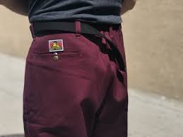 Burgundy Vintage Ben Davis Pants In 2019 Twill Pants