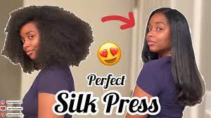 Unlike relaxers or keratin treatments, which rely on chemicals to permanently or temporarily alter the structure of the hair, a silk press is essentially a. How I Get The Perfect Diy Silk Press On Thick Natural Hair At Home Curly To Straight Jas Mcqueen Youtube
