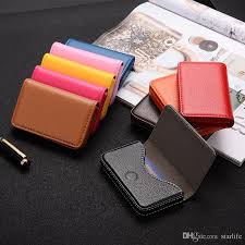 Penard business card stand, metal business card holder for desk, unique stylish desktop business card display for trade show office front desk bar counter (mandala) $7.99. Creative Card Case Pu Leather Pocket Lychee Grain Magnetic Name Card Holder Case Business Card Box Holders From Starlife 1 84 Dhgate Com