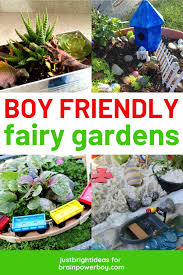 13 Cool Fairy Gardens For Boys To Make They Are Going To Love These Kids Fairy Garden Fairy Garden Diy Fairy Garden Crafts