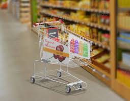 3d Advertising Shopping Cart Mock Up Ad Cart Sponsored Mock Advertising Shopping Model In 2020 Business Cards Diy Templates Shopping Cart Shopping