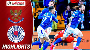 Social rating of predictions and free betting simulator. St Johnstone 2 2 Rangers Rangers Halted By Late Stevie May Equaliser Ladbrokes Premiership Youtube