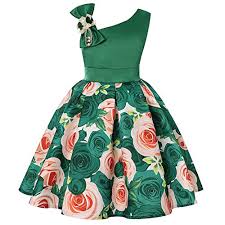 Cichic Girls Dresses 2019 Flower Girl Wedding Dress Elegant Dresses For Party 2 9 Years Green