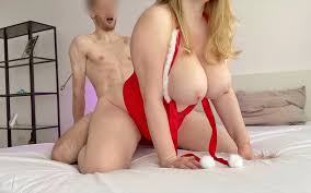 Busty stepsister present her pussy for christmas by Boobs world | Faphouse