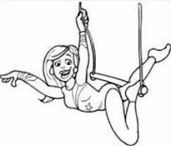 free acrobat clipart clip art acrobatics coloring pages coloriage simple