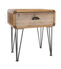 1 table for sale, i am also selling various similar style items. Bedside Table Wood And Black Metal