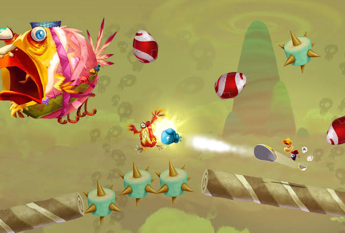 Игровой процесс Rayman Fiesta Run