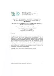 The following is an outline of the sections and the corresponding division codes Pdf Creative Cities Research In Penang Malaysia A Review Of Conceptual And Methodological Framework