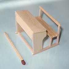 Take Your Desks Please Mobilier En Miniature Maisons De Batonnets De Sucettes Glacees Batons Meubles