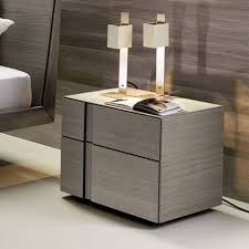 Muse 2 Drawer Bedside Table Grey Oak Modern Bedside Table Side Tables Bedroom Modern Grey Bedside Table