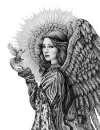 Angel O Speak Again Bright Angel For Thou Art As Glorious To This Night Being O Er My Head As Is A Winged Mes Angel Sketch Angel Drawing Pencil Drawings