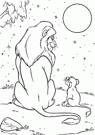 Disegno Re Leone Da Stampare Papa E Figlio 3 Disegni Da Colorare Gratis Disegni Da Download Il Re Leone Da Disegni Da Colorare Libri Da Colorare Disegni