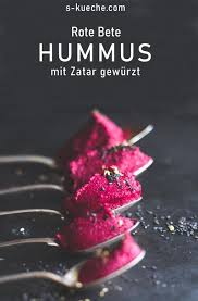 Rote Bete Hummus Mit Zatar Rezept Mit Oder Ohne Thermomix Hummus Rezept Lebensmittel Essen Thermomix Rezepte