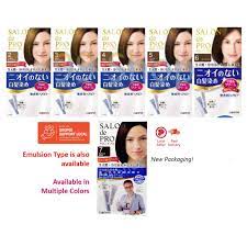 Japanese hair dye palty combines color and hair treatment to give you hair that is shiny, healthy, and beautifully colored. Salon De Pro Hair Dye Cream Emulsion From Dariya Japan No 1 Odourless Ammonia Free Hair Dye Shopee Singapore