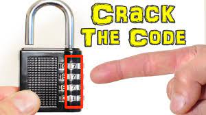 The first number should be directly under the opening mark. How To Crack The Code Open A Combination Padlock Youtube