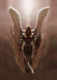 Warriors guardian angels protecting soldier tattoo. Pin On Archangels