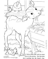 Flash card picturing farm animals like sheep, lamb, pig, cow, calf, horse, donkey, cat, dog. Farm Animals Coloring Pages For Kids Coloring Home
