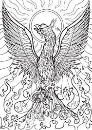 Wonderful Picture Of Phoenix Coloring Page Entitlementtrap Com Abstract Coloring Pages Bird Coloring Pages Animal Coloring Pages