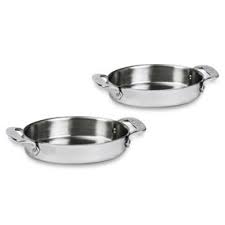All Clad Stainless Steel Au Gratin Set Chefscatalog Com Stainless Steel All Clad Dinnerware