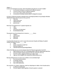 Check spelling or type a new query. Chapter 3 Psychological Evaluation Clinical Psychology