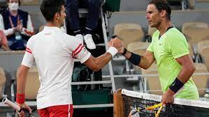 Serbia's novak djokovic, left, shakes hands with spain. Tennis Djokovic Responds To Nadal S Congratulations Gracias Rafa It S Amazing For The Three Of Us Marca