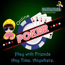 Play Poker With Friends Anytime Anywhere With Doublegutty The Indian Poker Site Online Poker Play Online Poker