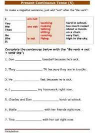Resume Pleasant Worksheets Present Continuous Tense On Esl Grammar Worksheets Present Continuous Tense 5 Of Worksheets Present Continuou Aprender Ingles Ingles