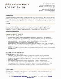 40 Digital Marketing Resume Sample In 2020 Marketing Resume Good Resume Examples Job Resume Examples