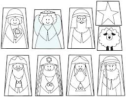 Nativity Finger Puppets And Templates Christmas Sunday School Christmas Nativity Set Preschool Christmas Crafts