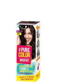 So, take care to wash your hair thoroughly with a clarifying shampoo to remove any product residue, grease buildup, hard water minerals and. Schwarzkopf Pure Color Washout 5 1 Wash Out Hair Color Pure Products Hair Color