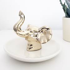 Check spelling or type a new query. Elephant Ring Holder Dish Gold