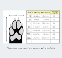 Blukids Dog Winter Boots - Paw Protection, Anti-Slip Dog ...