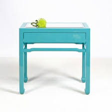 Nightright Turquoise Side Table Worlds Away Turquoise Bedside Table Decor Home Decor