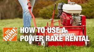 How To Use A Classen Power Rake Rental Youtube