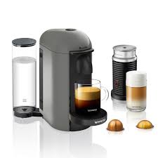 Découvrez la gamme de machines à café à capsules haute précision nespresso : Vertuoplus Bundle Nespresso Machine Breville