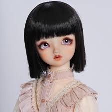1/3 1/4 1/6 1/8 BJD Wig,black/white/brown/blonde/red/gray Short Hair for  9-10" 8-9" 7-8" 6-7" 5-6" Bjd Mdd Msd Sd Doll,doll Accessories