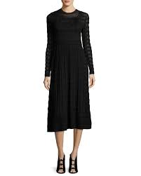 M Missoni Long Sleeve Jewel Neck Midi Dress Dresses Long Sleeve Midi Dress Midi Dress