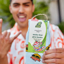 Rocket Power Socks that Give Books