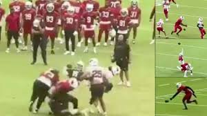 Arizona Cardinals Practice Clips Are Going Viral Because NO ONE 