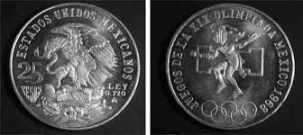 Bob beamon realizó el «salto del año 2000» ydick. Monedas De Mexico Monedas Historicas 25 Pesos Mexico 68 Plata Ley 0 720