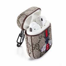 Airpodscase Gucciairpods Airpods2 Airpods1 Gucciaccessories Guccibee Leather Airpod Case Gucci