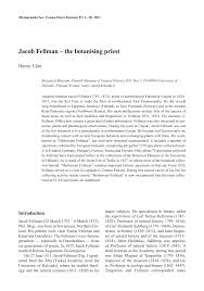 David och pär står också för produktionen. Pdf Jacob Fellman The Botanising Priest