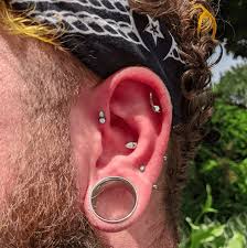 Finally Able To Change My Conch Straight Barbell To A Hoop After 7 Months  Of Healing : R/Piercing